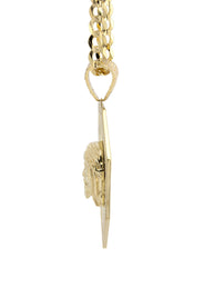 10K Yellow Gold Jesus Head Necklace | Appx. 14 - 28 Grams