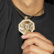 10K Yellow Gold Jesus Head Necklace | Appx. 14 - 28 Grams