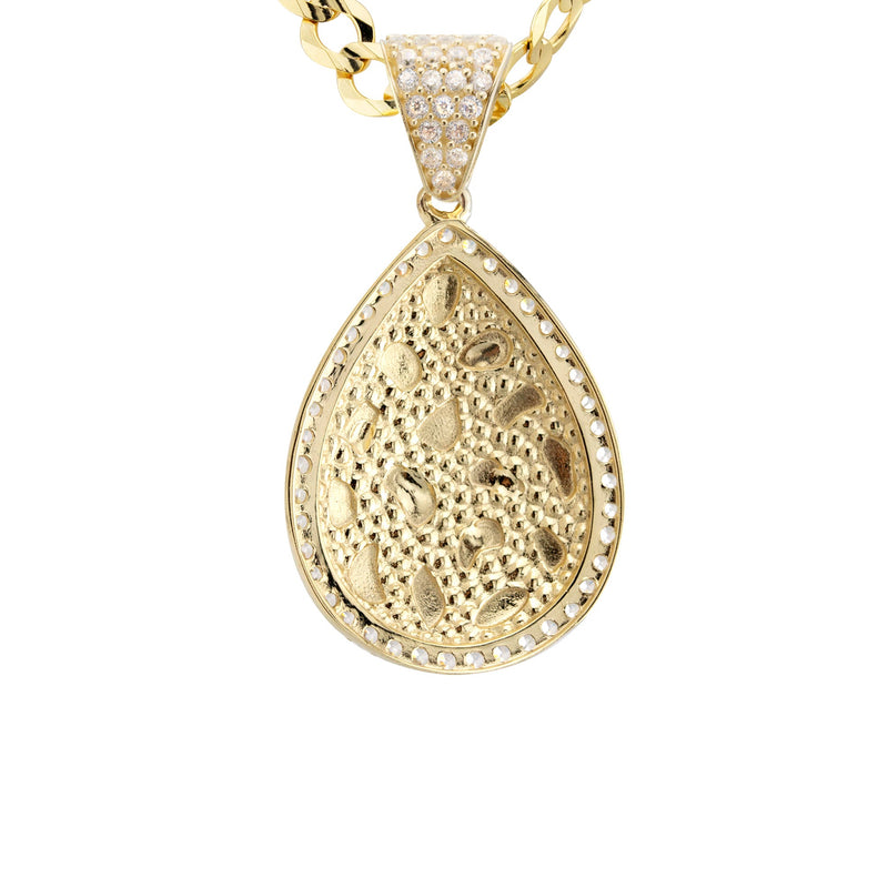 10K Yellow Gold Nugget Necklace | Appx. 3.3 - 17.3 Grams