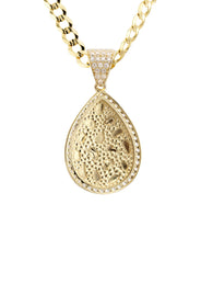 10K Yellow Gold Nugget Necklace | Appx. 3.3 - 17.3 Grams