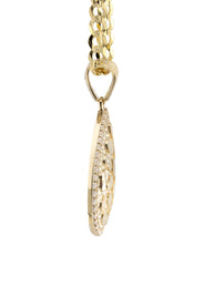 10K Yellow Gold Nugget Necklace | Appx. 3.3 - 17.3 Grams