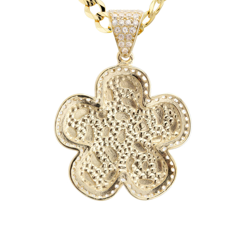 10K Yellow Gold Nugget Necklace | Appx. 4 - 18 Grams