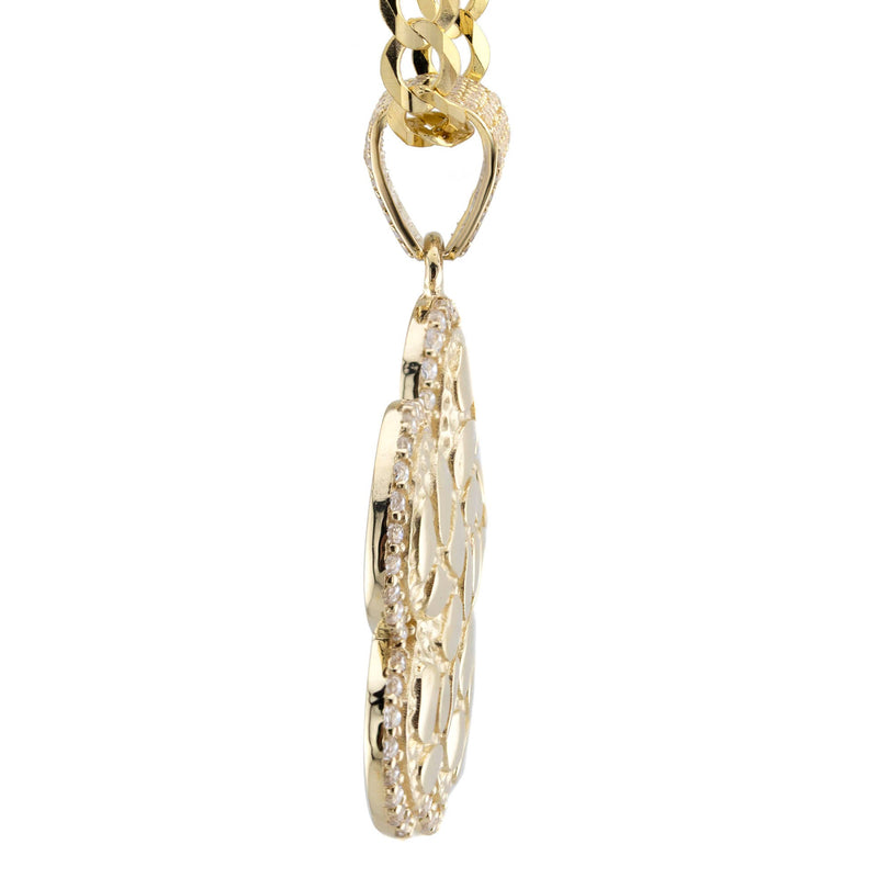 10K Yellow Gold Nugget Necklace | Appx. 4 - 18 Grams