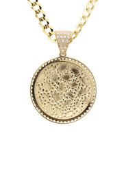 10K Yellow Gold Round Nugget Necklace | Appx. 4.5 - 18.5 Grams