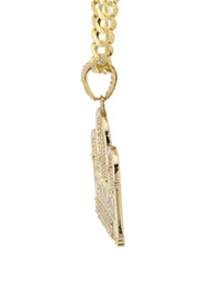 10K Yellow Gold Last Supper Necklace | Small 8 Grams - Large 16 Grams