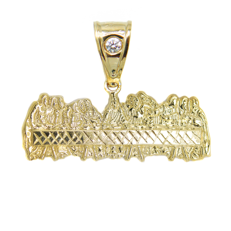 10K Gold Last Supper Pendant | 3 Grams