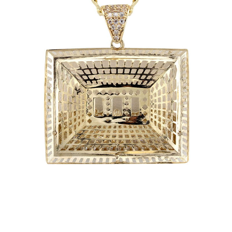 10K Yellow Gold Last Supper Necklace | Small 9 Grams - Large 15 Grams