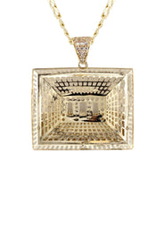 10K Yellow Gold Last Supper Necklace | Small 9 Grams - Large 15 Grams