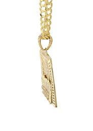 10K Yellow Gold Last Supper Necklace | Small 9 Grams - Large 15 Grams