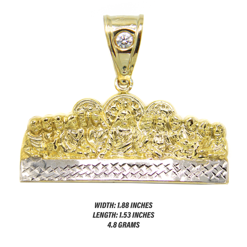 10K Gold Last Supper Pendant | 4.8 Grams