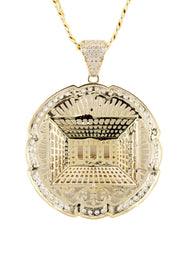 10K Yellow Gold Last Supper Necklace | Small 13 Grams - Large 27 Grams