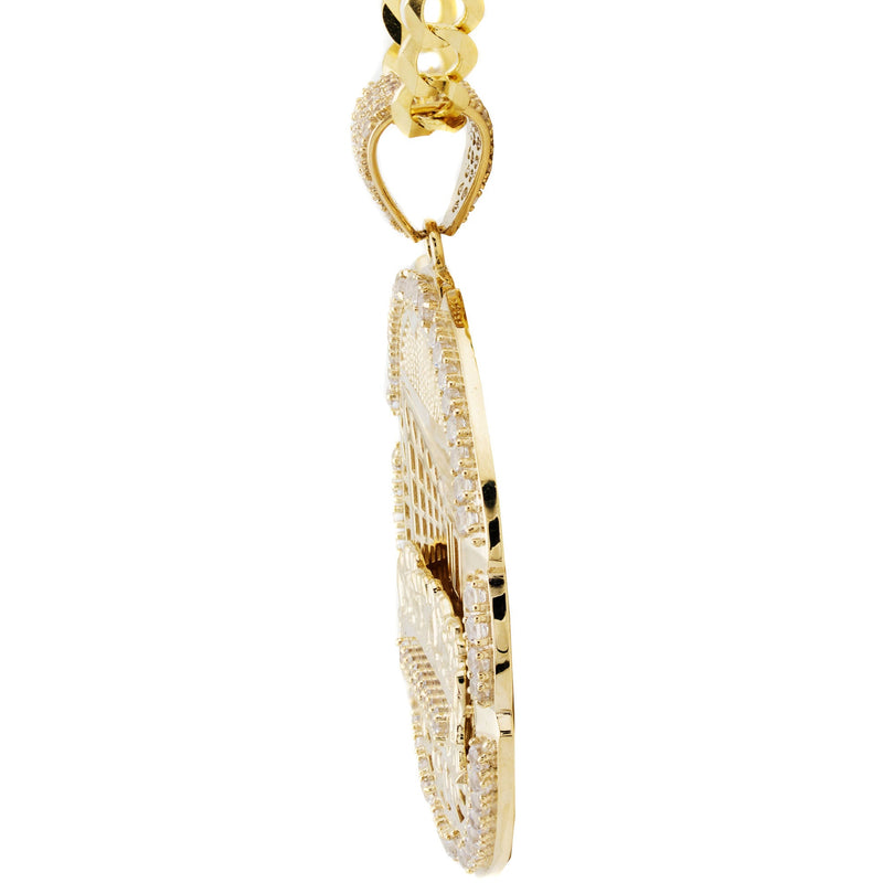 10K Yellow Gold Last Supper Necklace | Small 13 Grams - Large 27 Grams