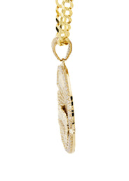 10K Yellow Gold Last Supper Necklace | Small 13 Grams - Large 27 Grams