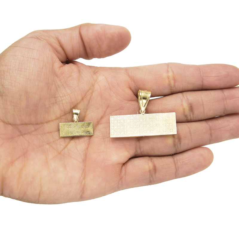 10K Gold Last Supper Pendant | Customizable Size