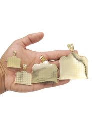 10K Gold Last Supper Pendant | Customizable Size