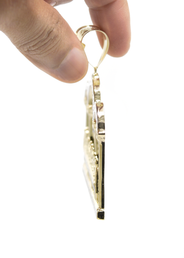 10K Gold Last Supper Pendant | Customizable Size