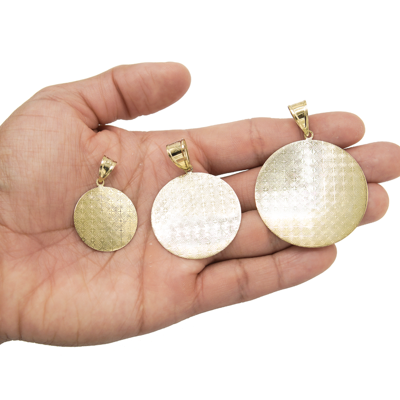 10K Gold Last Supper Pendant | Customizable Size