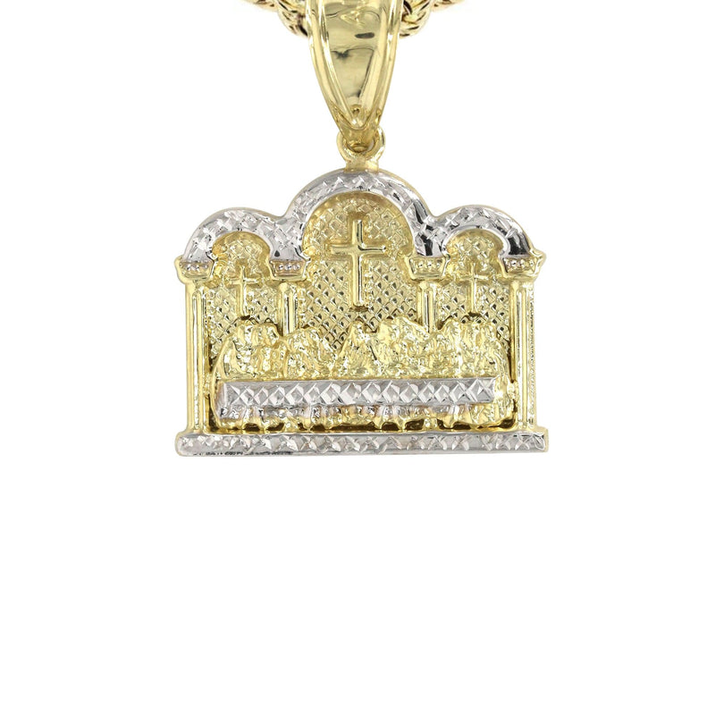 10K Yellow Gold Last Supper Necklace | Appx 13.5 Grams