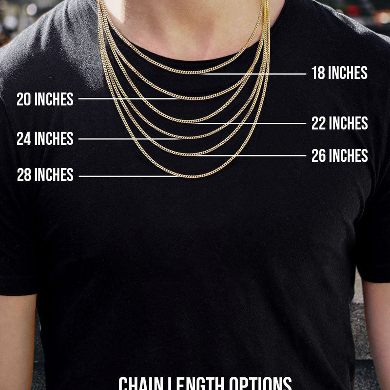 10K Yellow Gold Jesus Head Necklace | Small 9 Grams - Large 26 Grams