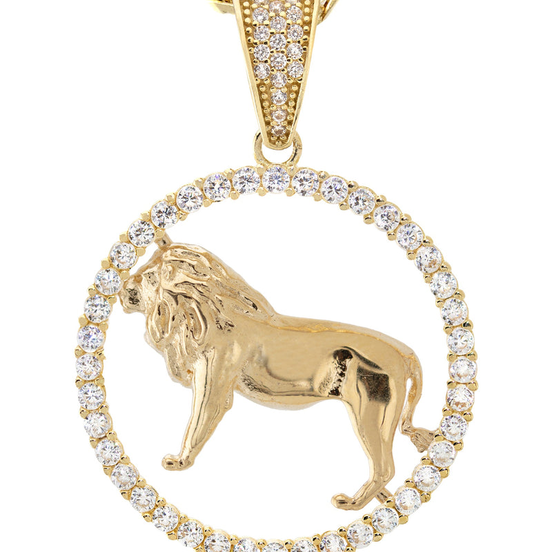 10K Yellow Gold Zodiac Leo Necklace | Appx. 16.8 Grams