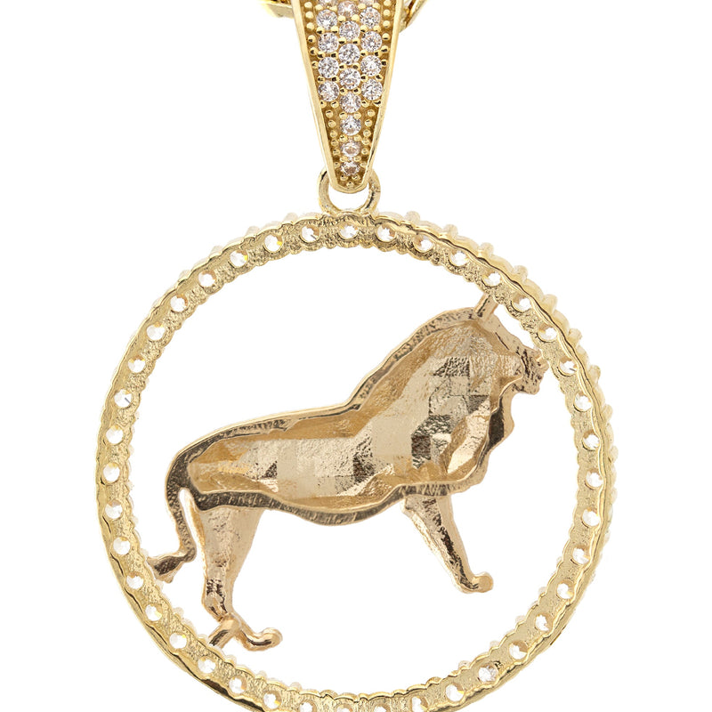 10K Yellow Gold Zodiac Leo Necklace | Appx. 16.8 Grams