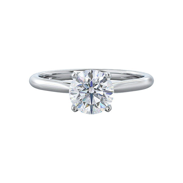 Lily 2ct Round engagement ring setting