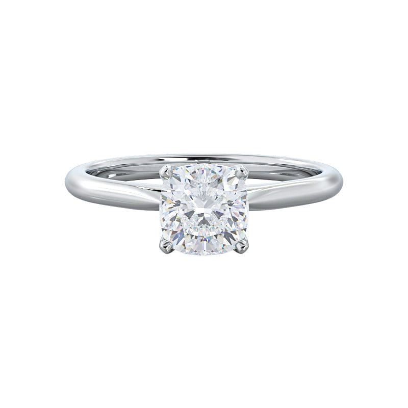 Lily 2ct Cushion engagement ring setting