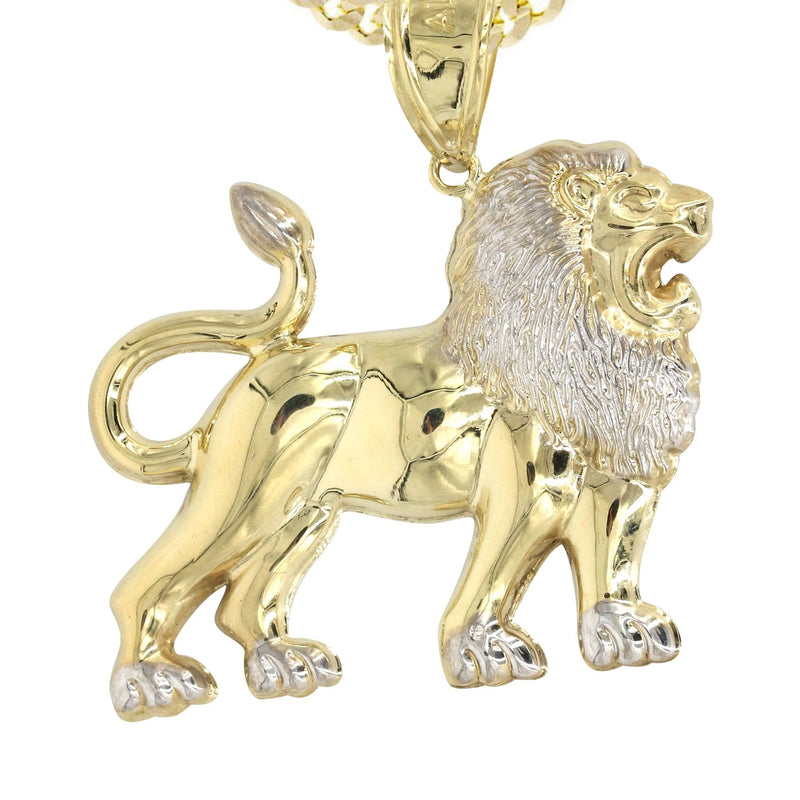 10K Yellow Gold Lion Necklace | Appx 16 Grams
