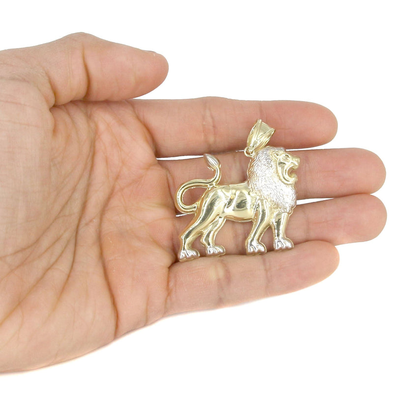 10K Yellow Gold Lion Necklace | Appx 16 Grams