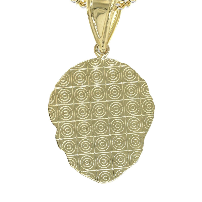 10K Yellow Gold Lion Head Necklace | Appx 13.6 Grams