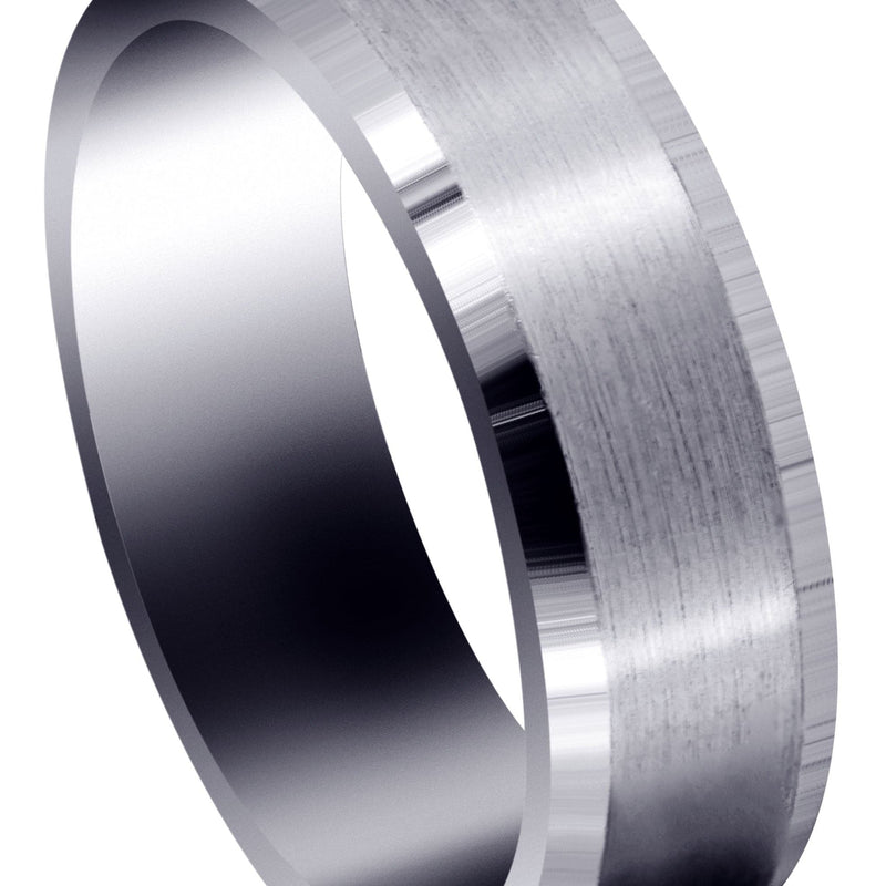 Basic Carved Celtic Mens Wedding Band | Satin Finish (Chase)
