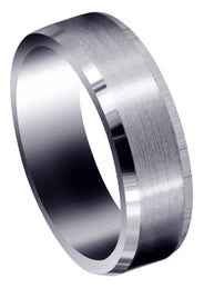 Basic Carved Celtic Mens Wedding Band | Satin Finish (Chase)