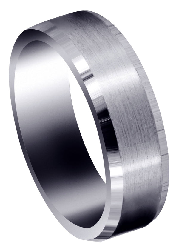 Basic Carved Celtic Mens Wedding Band | Satin Finish (Chase)