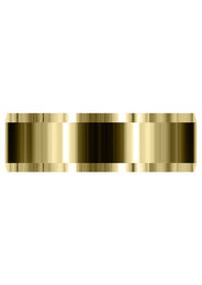 Yellow Gold Basic Carved Celtic Mens Wedding Band | Satin Finish (Chase)
