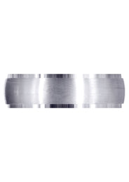 Carved Simple Mens Wedding Band | Satin Finish (Joseph)