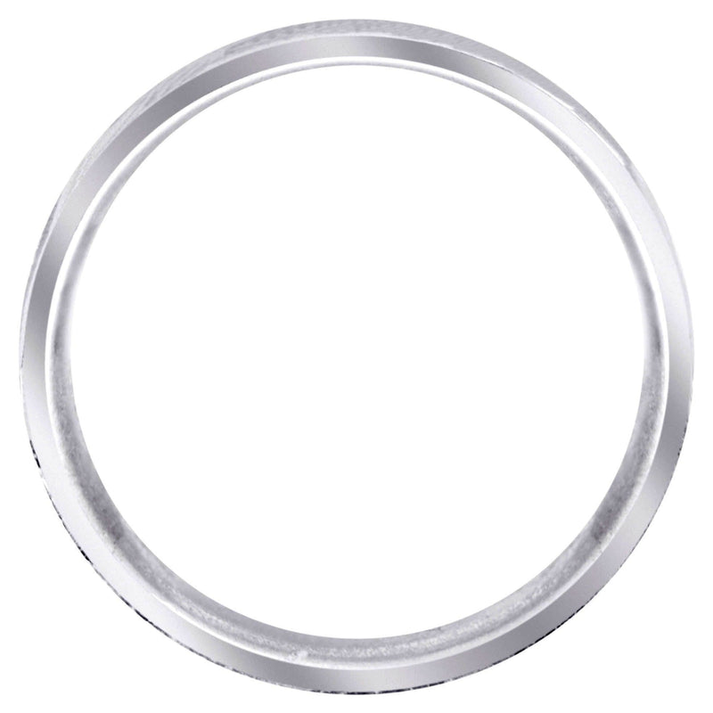 Basic Carved Celtic Mens Wedding Band | Satin Finish (Angel)