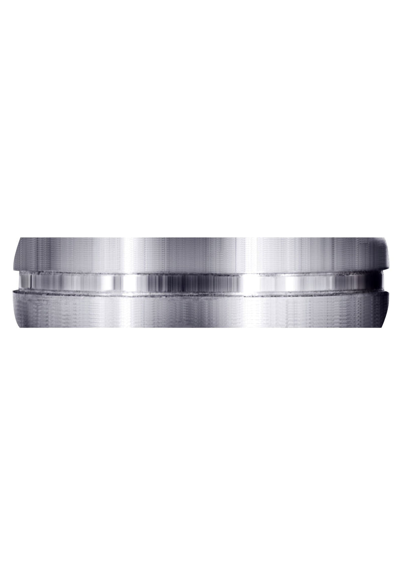 Carved Simple Mens Wedding Band | Satin Finish (Matthew)
