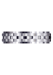 Contemporary Unique Mens Wedding Band | Wire Matt Finish (Daniel)