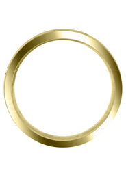 Yellow Gold Basic Carved Celtic Mens Wedding Band | Satin Finish (Josiah)