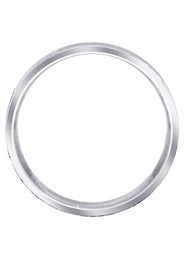 Fancy Carved Contemporary Mens Wedding Band | Diamond Cut Finish (Christopher)