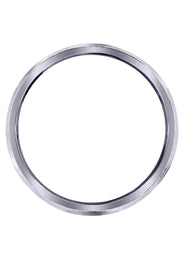 Carved Simple Mens Wedding Band | Stone Finish (Ryan)