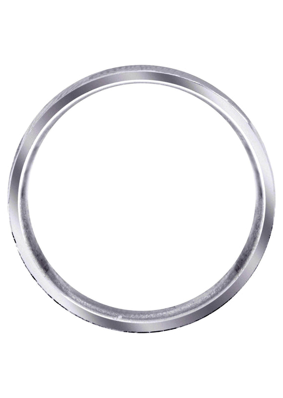 Fancy Carved Contemporary Mens Wedding Band | Satin / Hish Polish Finish (Isaiah)