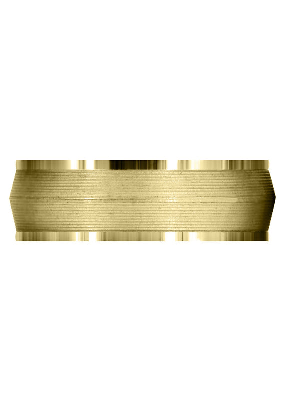 Yellow Gold Carved Modern Mens Wedding Band | GB / High Polish Finish (Connor)
