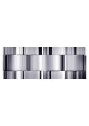 Fancy Carved Contemporary Mens Wedding Band | Satin Finish (Jace)