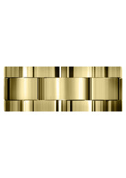 Yellow Gold Fancy Carved Contemporary Mens Wedding Band | Satin Finish (Jace)