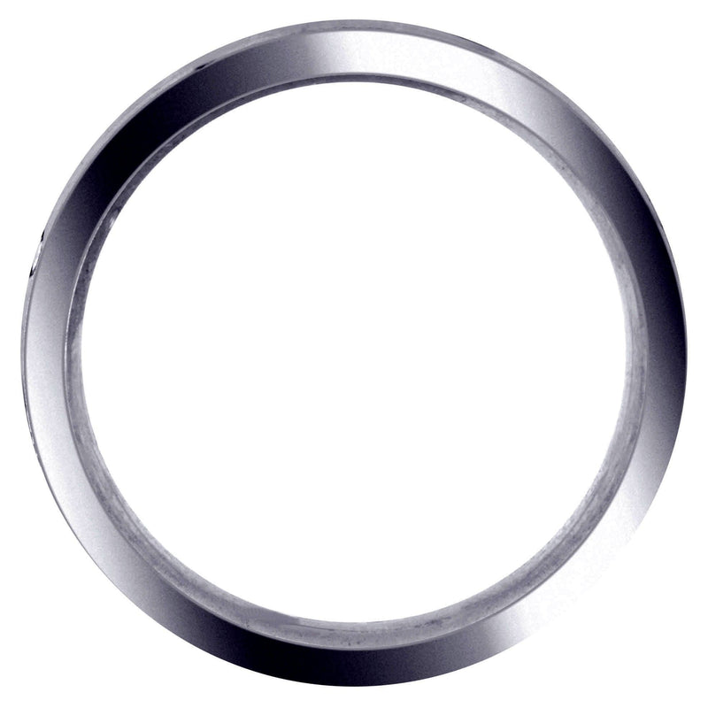 Carved Simple Mens Wedding Band | High Polish Finish (Bentley)