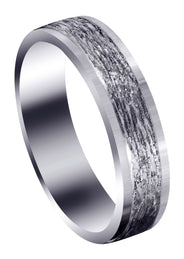 Carved Diamond Cut Mens Wedding Band | Diamond Cut Finish (Theodore)