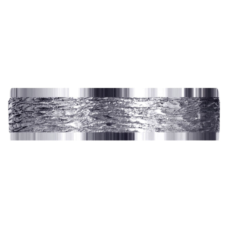 Carved Diamond Cut Mens Wedding Band | Diamond Cut Finish (Theodore)