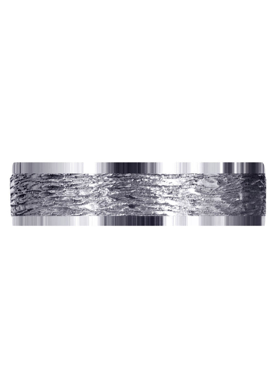 Carved Diamond Cut Mens Wedding Band | Diamond Cut Finish (Theodore)