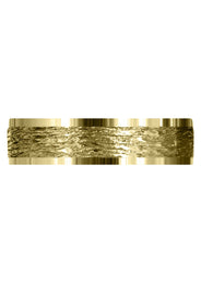 Yellow Gold Carved Diamond Cut Mens Wedding Band | Diamond Cut Finish (Theodore)